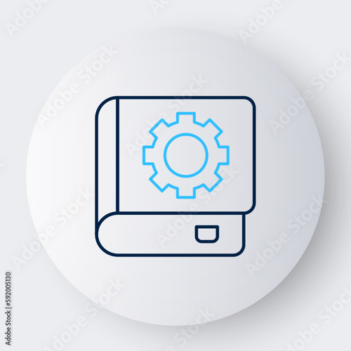 Free Download Line User manual icon isolated on white background. User guide book. Instruction sign. Read before use. Colorful outline concept. Vector - GFXLoad
