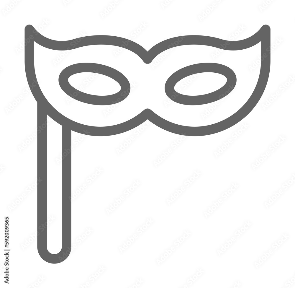 Carnival mask, Italy icon illustration on transparent background Carnival mask, Italy icon illustration on transparent background