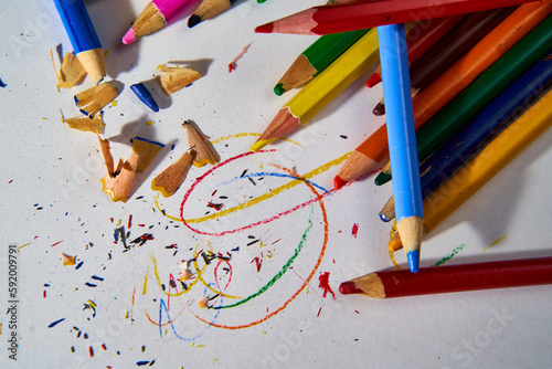 Colors pencil school color paint pen art