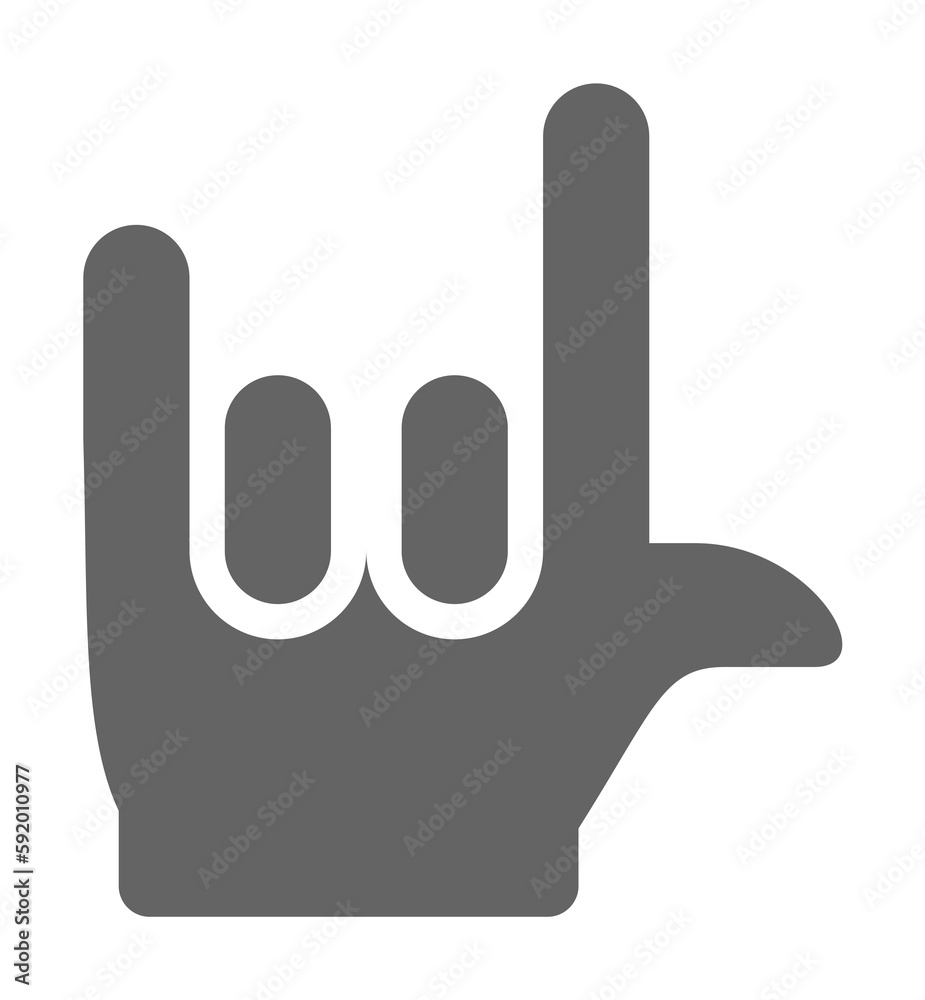 Music festival, hand, sign, rock icon illustration on transparent background Music festival, hand, sign, rock icon illustration on transparent background