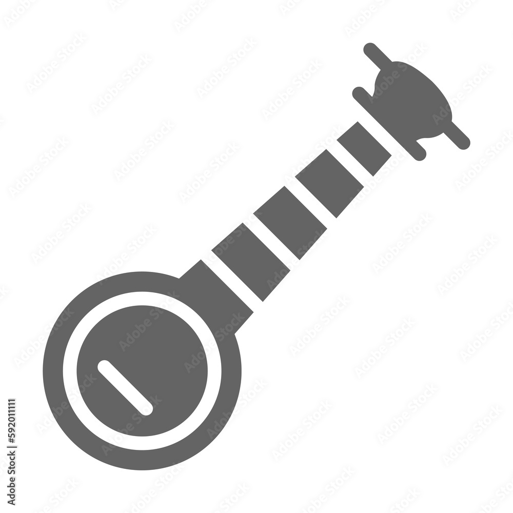 Music festival, banjo icon illustration on transparent background Music festival, banjo icon illustration on transparent background