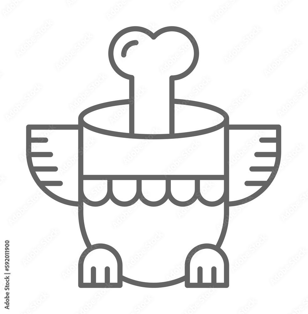Bird, owl, nasty outline icon illustration on transparent background Bird, owl, nasty outline icon illustration on transparent background