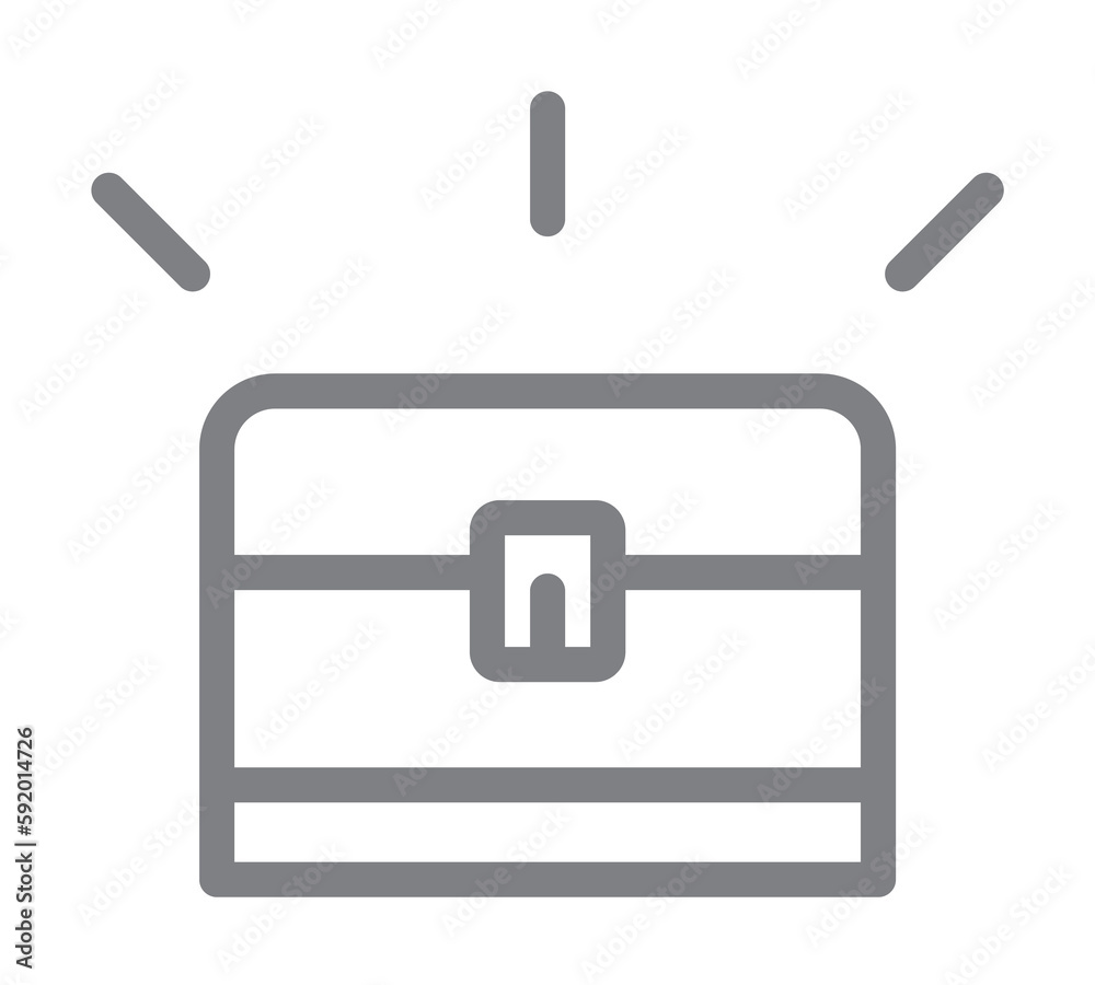 chest icon illustration on transparent background chest icon illustration on transparent background