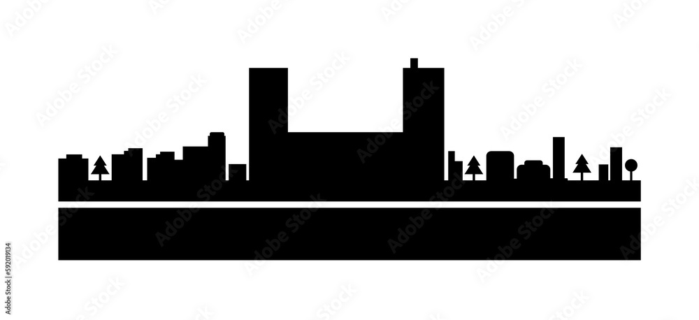 Oslo detailed skyline icon illustration on transparent background