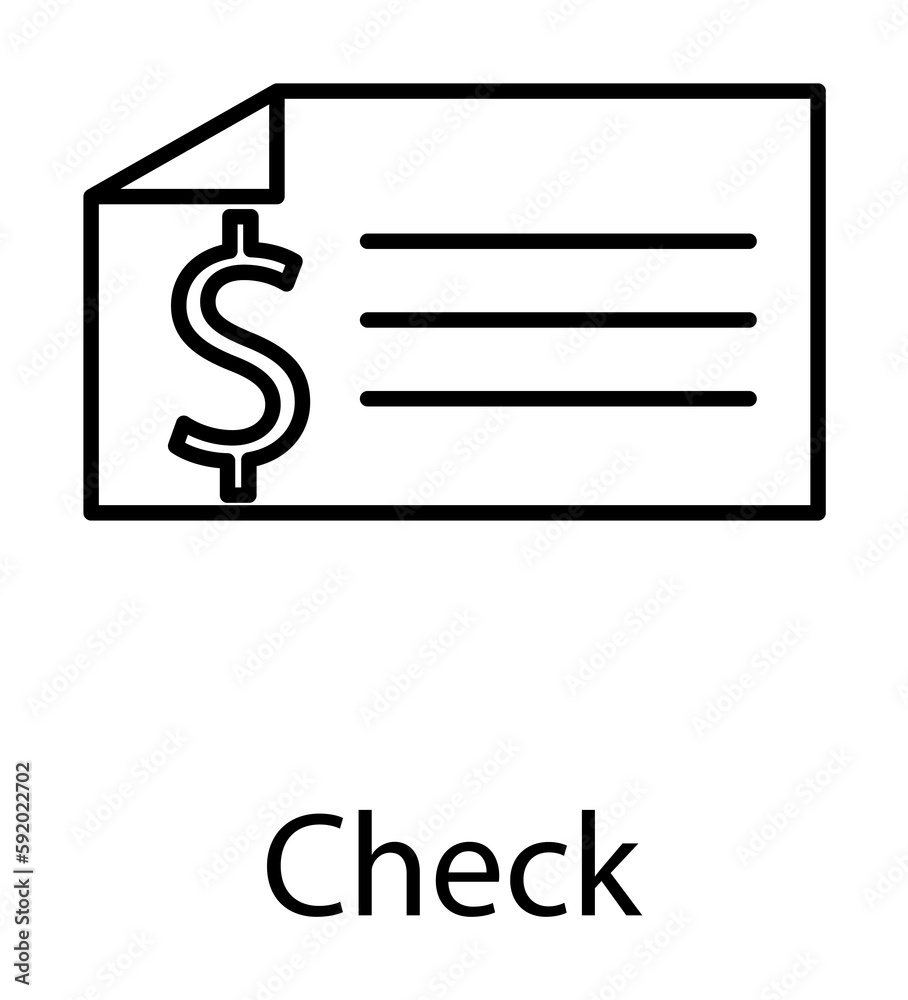bank check icon illustration on transparent background bank check icon illustration on transparent background