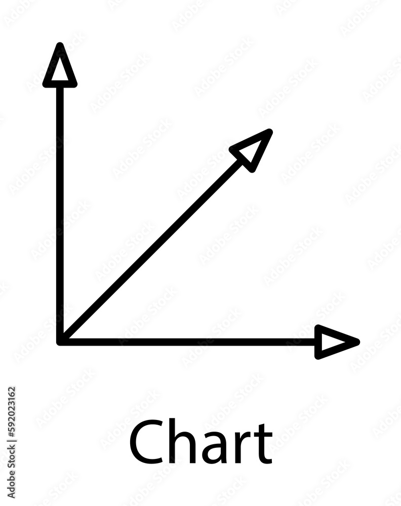chart arrow icon illustration on transparent background chart arrow icon illustration on transparent background