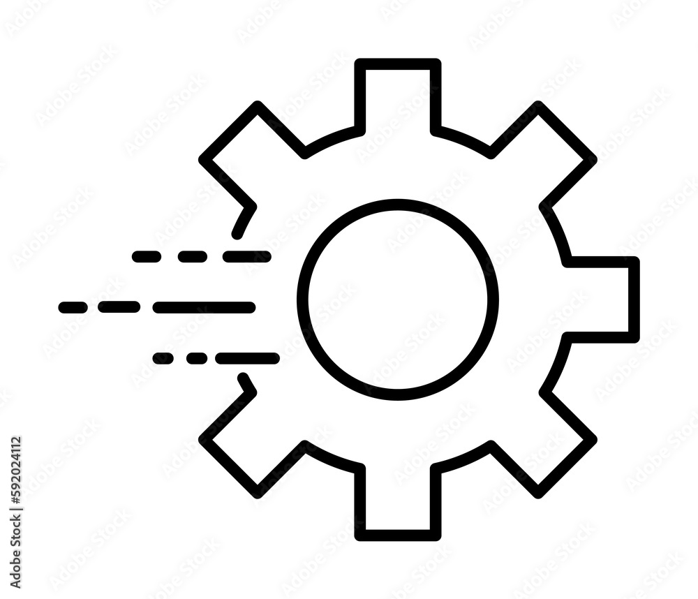 fast mechanism icon illustration on transparent background fast mechanism icon illustration on transparent background