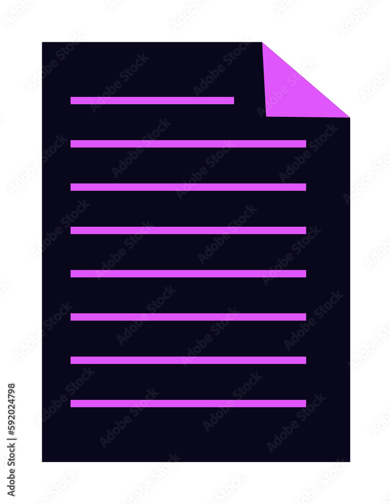 paper icon illustration on transparent background paper icon illustration on transparent background