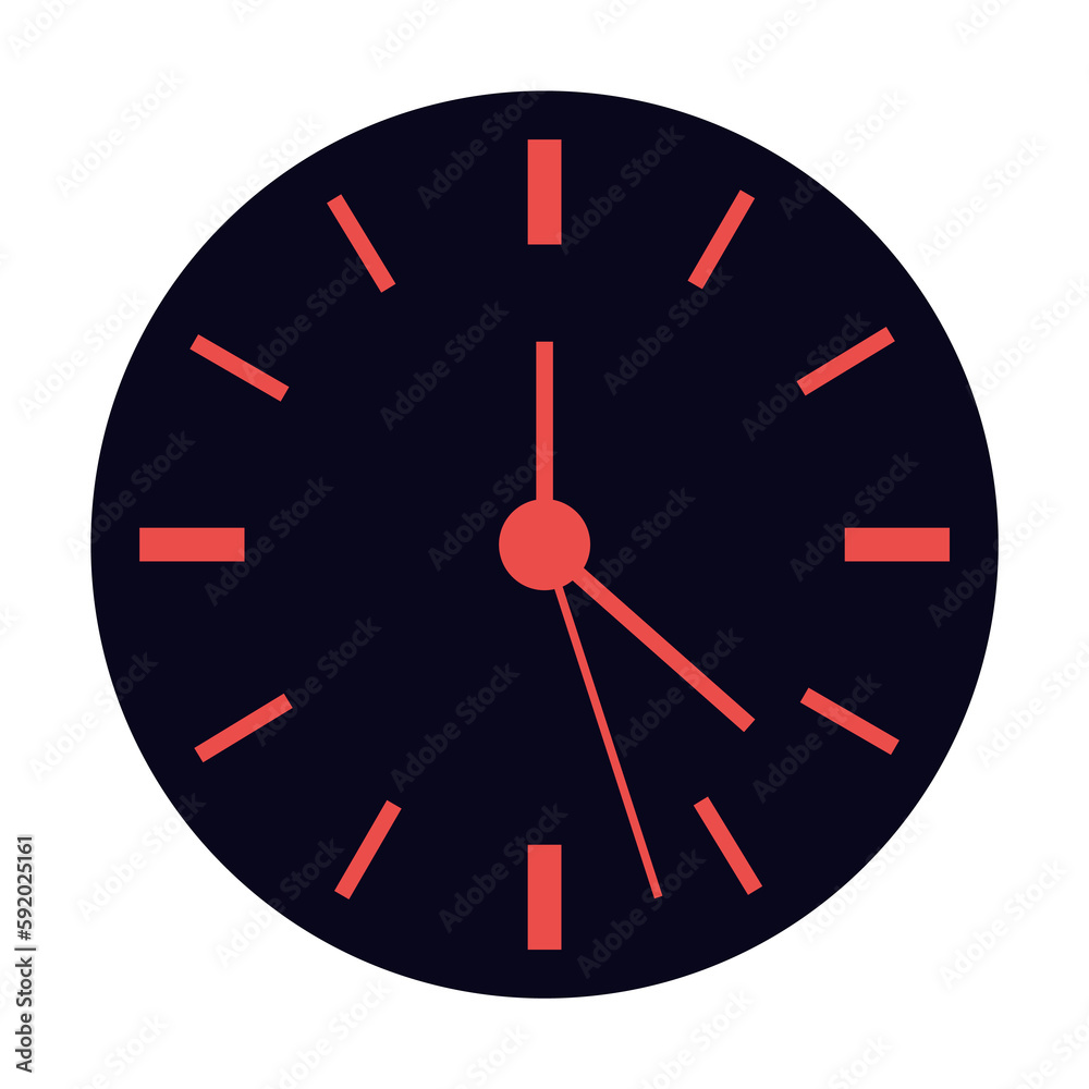 clock icon illustration on transparent background clock icon illustration on transparent background