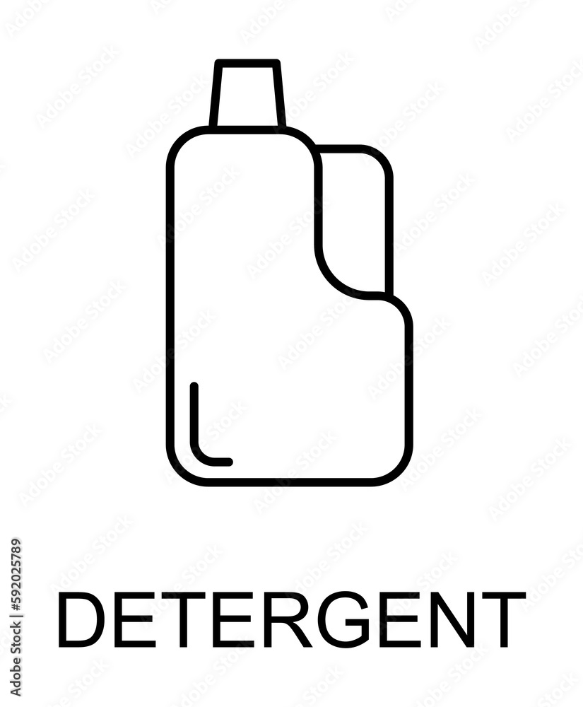 detergent icon illustration on transparent background detergent icon illustration on transparent background