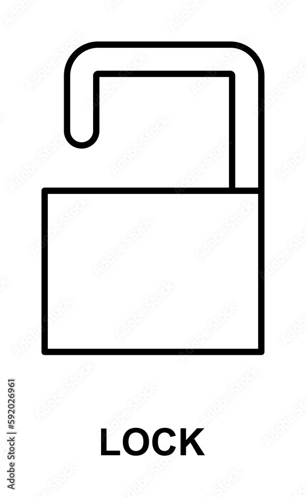 open lock icon illustration on transparent background open lock icon illustration on transparent background