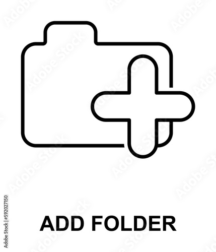 add folder icon illustration on transparent background