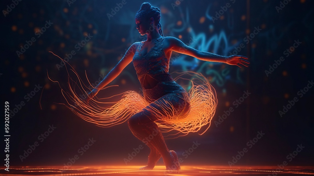 Dance, Generative AI, Illustration