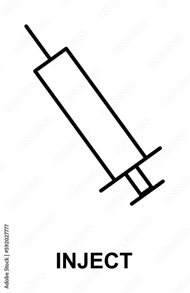 injection icon illustration on transparent background injection icon illustration on transparent background