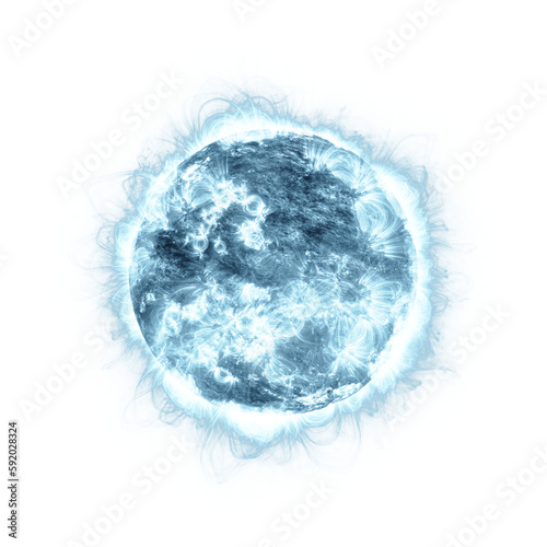 Obraz na plátně Magnetar - neutron star in deep space