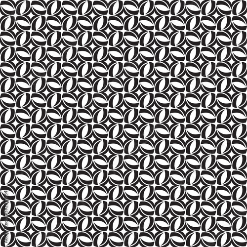 Vector seamless models. Modern stylish texture. Composition from regularly repeating geometrical element. Monochrome, simple. Vector illustrations.
