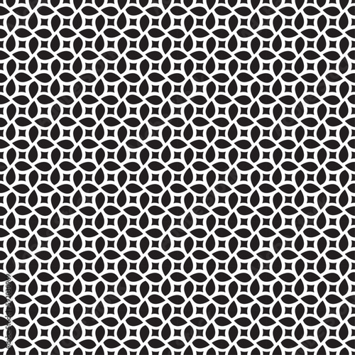 Vector seamless models. Modern stylish texture. Composition from regularly repeating geometrical element. Monochrome, simple. Vector illustrations.