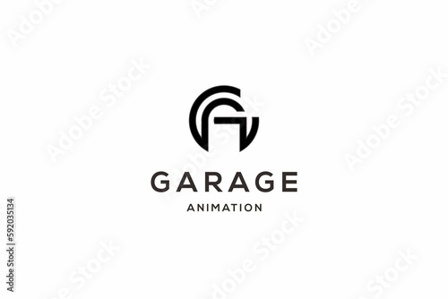 MONOGRAM LOGO ABSTRACT INITIAL