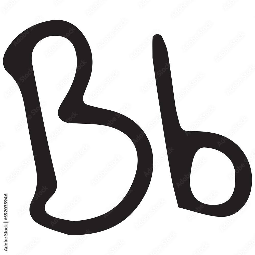Black letter b Black letter b