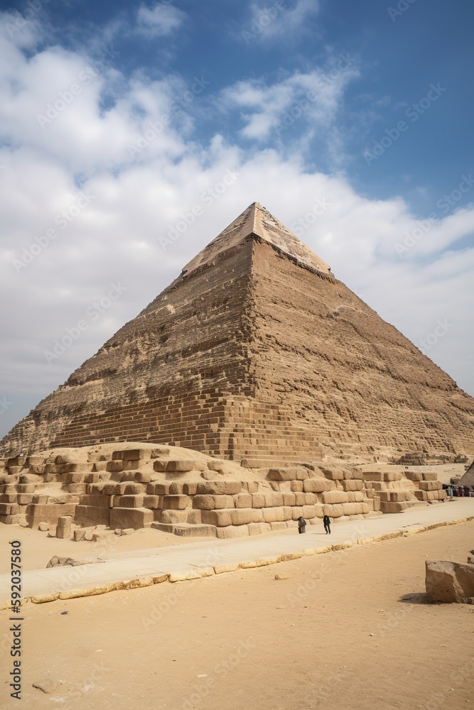 The Pyramids of Giza in Egypt , generative artificial intelligence
The Pyramids of Giza in Egypt , generative artificial intelligence