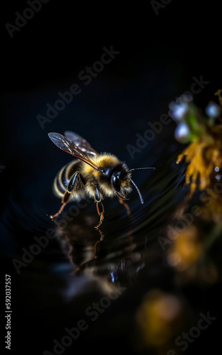 bee on a flower © Robert