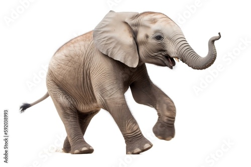 elephant isolated on white background © Roland