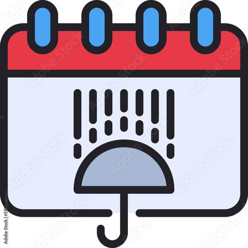 rainy day icon