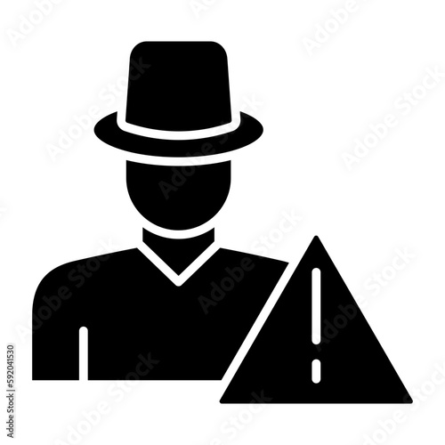 Outsider Glyph Icon