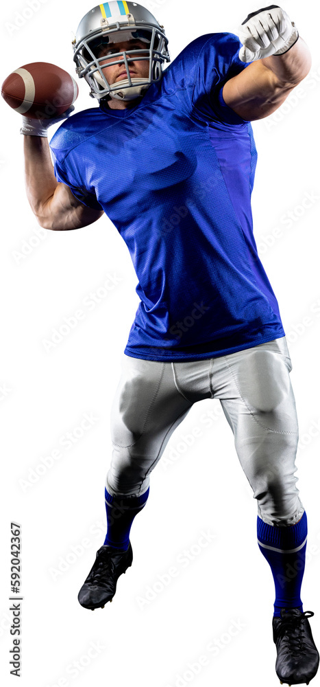 Naklejka premium American football player
