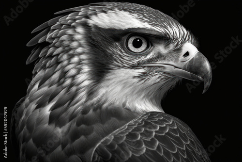 portrait of an osprey