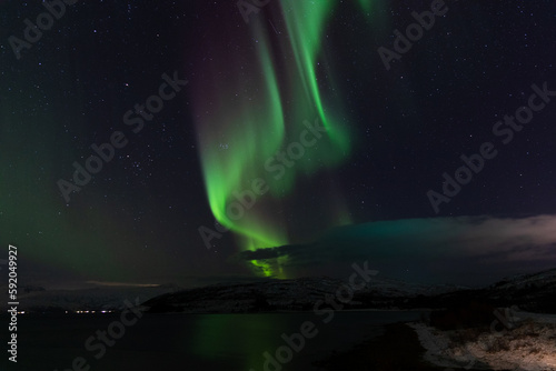 Polarlichter, Norwegen, Buvik