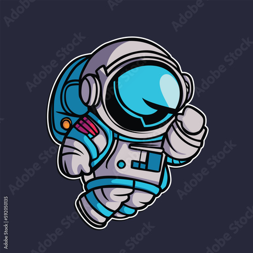Astronaut illustration vector