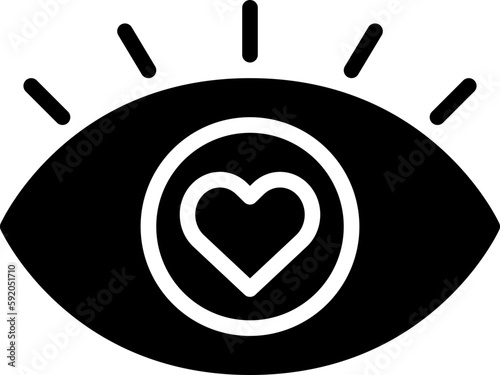 eye love icon
