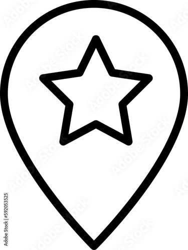 pin favorite icon