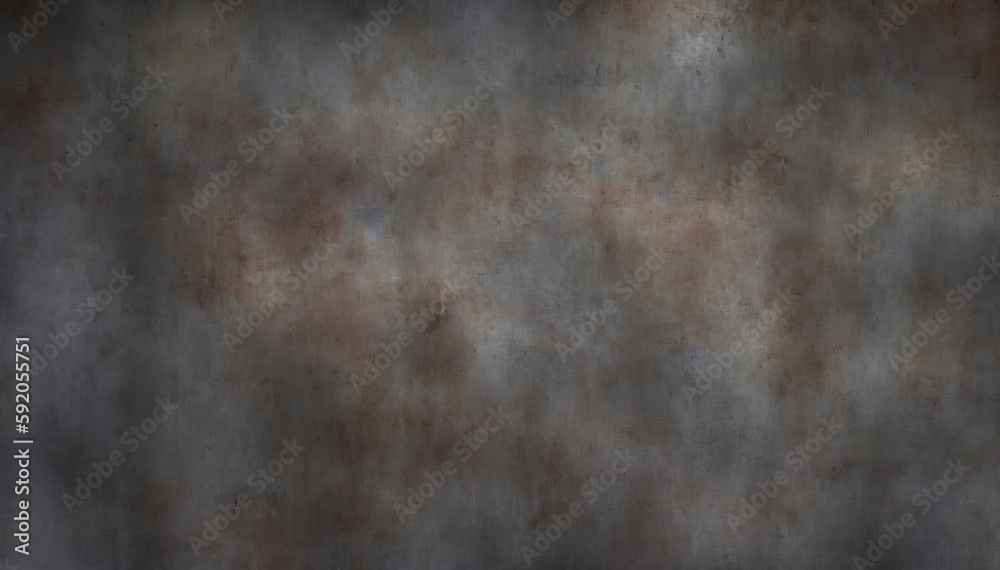 black concrete wall , grunge stone texture , dark gray rock surface background panoramic wide banner. Generative AI