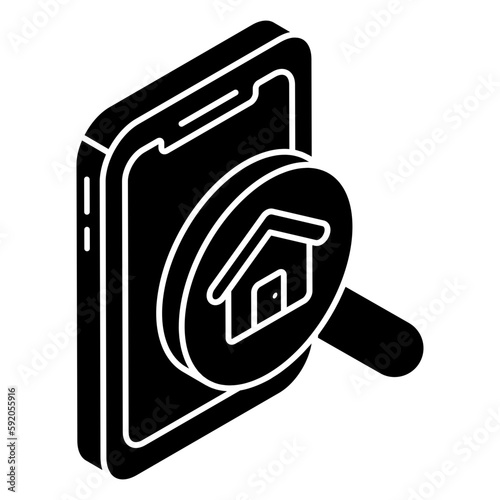 Premium download icon of home relocation