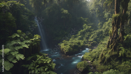 Rain Forest  Generated AI