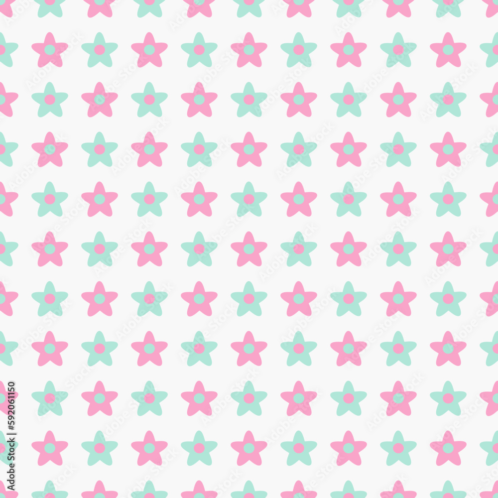 Pastel Colored Seamless Pattern Digital Paper Background for Scrapbooking
