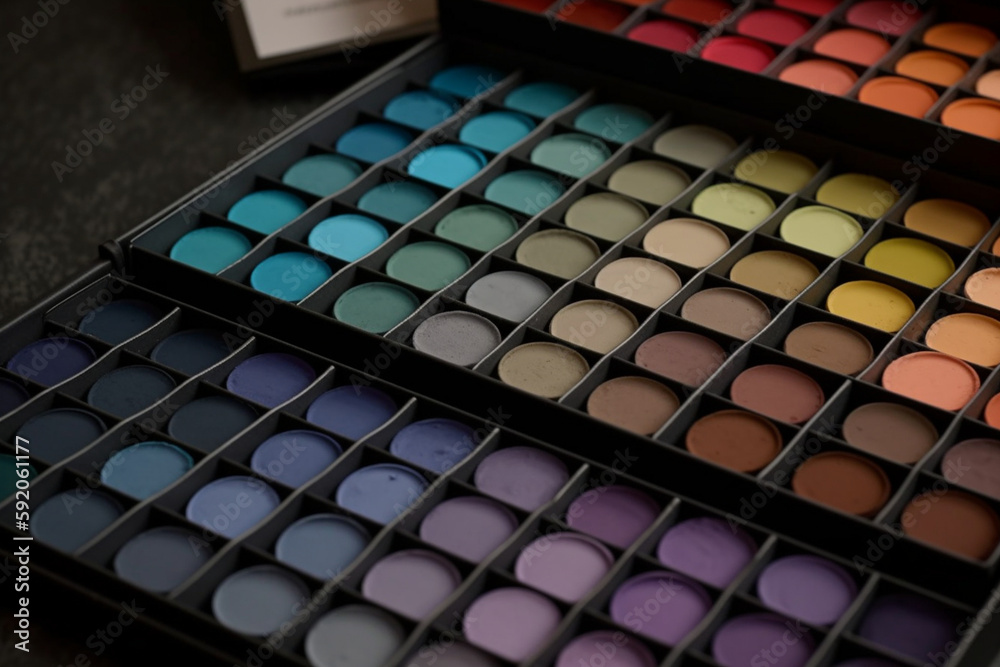matte colors Generative AI