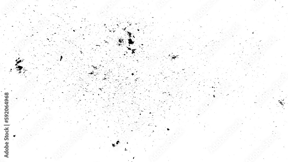 Black ink splat texture grunge PNG. 