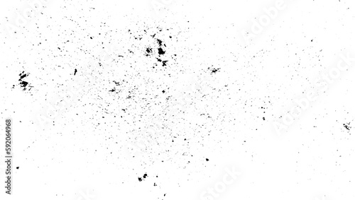 Black ink splat texture grunge PNG. 