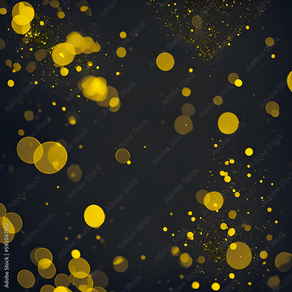 Golden abstract bokeh background with glitter lights and sparks, luxury effect design element for banner, wallpaper, header, poster created with Generative AI Golden abstract bokeh background with glitter lights and sparks, luxury effect design element for banner, wallpaper, header, poster created with Generative AI