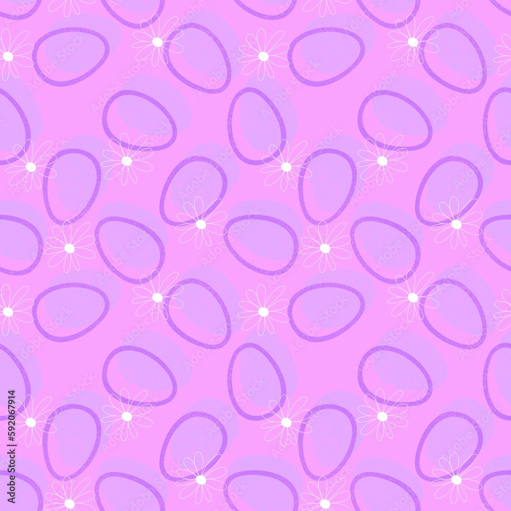 Easter retro eggs seamless spring pattern for kids clothes print and notebooks and wrapping paper and fabrics Easter retro eggs seamless spring pattern for kids clothes print and notebooks and wrapping paper and fabrics