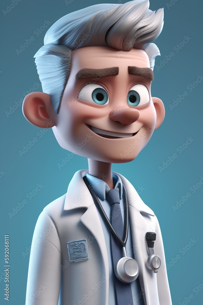 doctor person 3d character doctor person 3d character