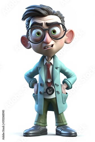 doctor person 3d character  © stasknop