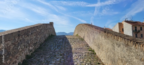 City of Savona Italy. March 2022. Italian Riviera. photo