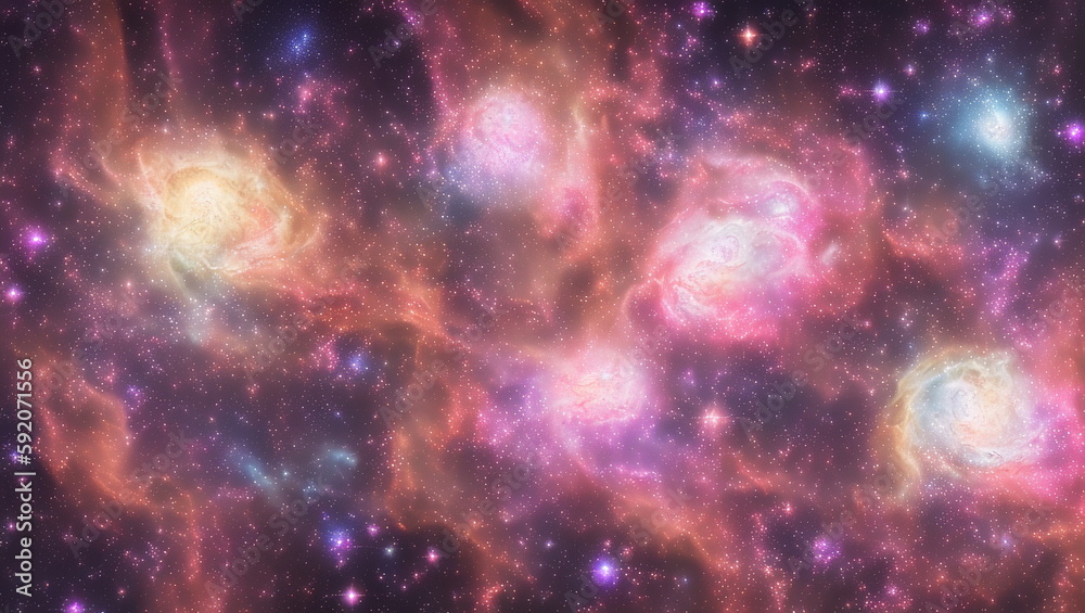 Fototapeta premium Cosmos, Generated AI