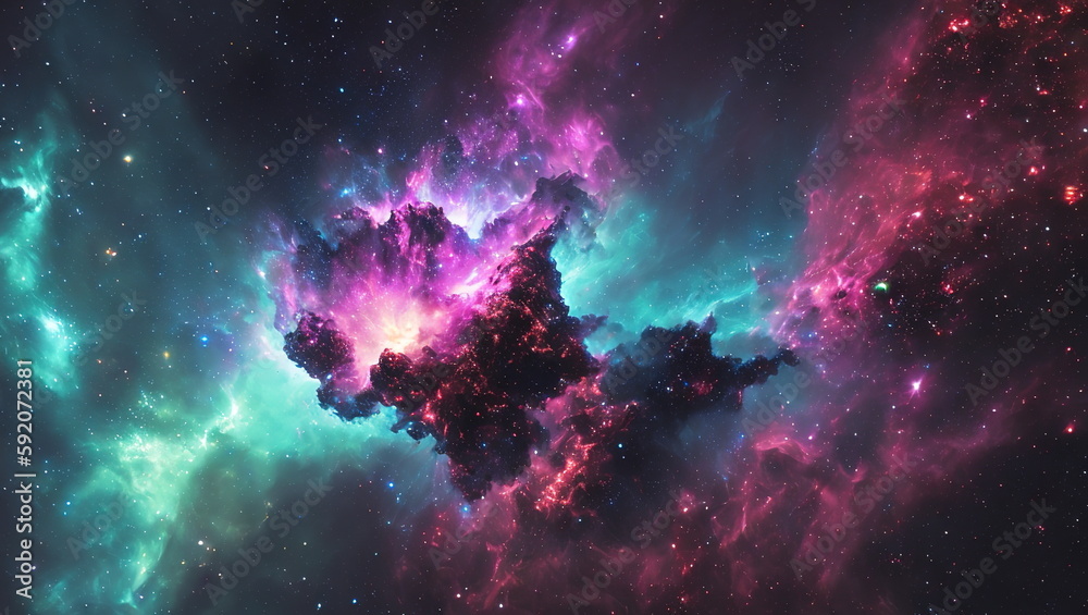 Obraz premium Cosmos, Generated AI