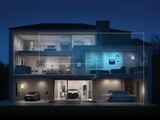 smart home with automated lights