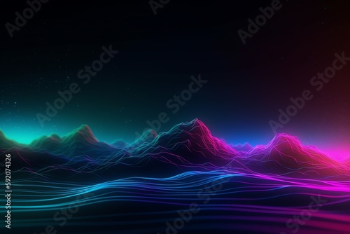 abstract light wave background